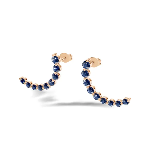 Blue_Stone_Ear_Crawler_Earrings_For_Women