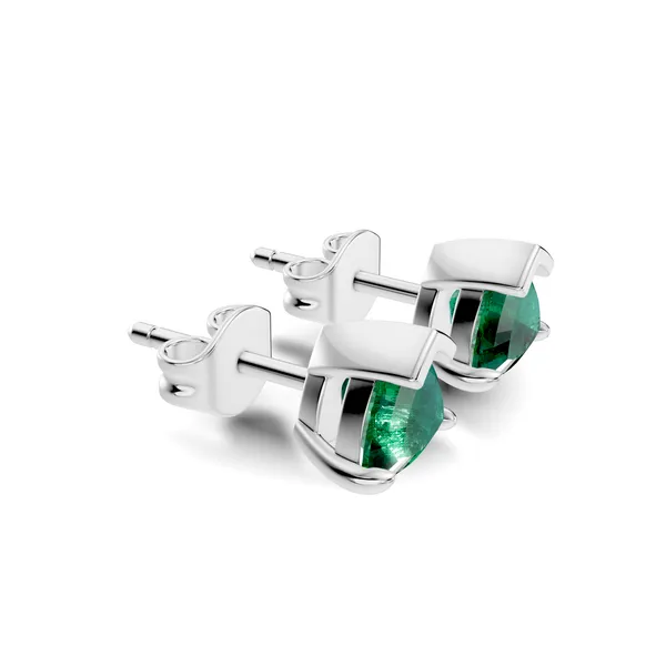 Green_Stone_Stud_Earrings_For_Women