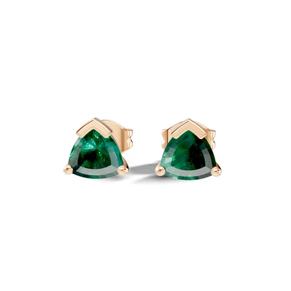 Green_Stone_Stud_Earrings_For_Women