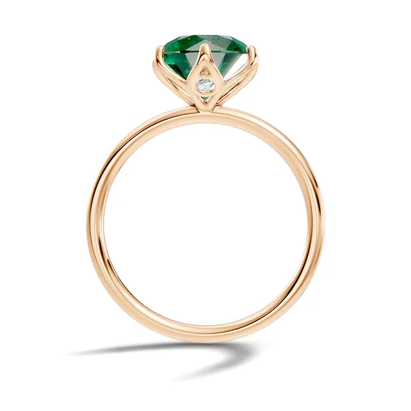 Green_Stone_Solitaire_Ring_For_Women