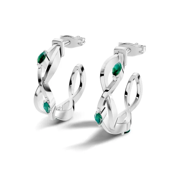 Twisted_Hoop_Earrings_With_Green_Stones