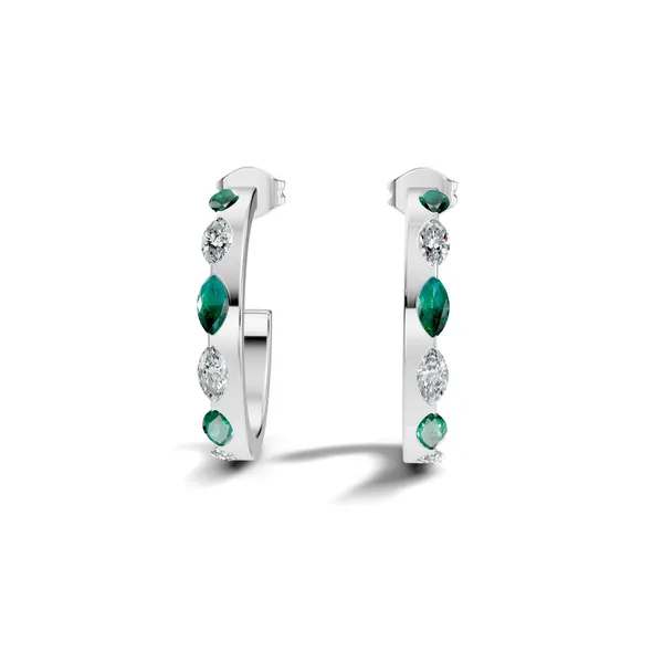 Rose_Stone_Studded_Hoop_Earrings_For_Women