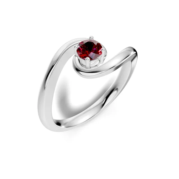 Rose_Open_Ring_With_Red_Stone_For_Women