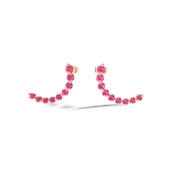 Pink_Stone_Ear_Crawler_Earrings_For_Women