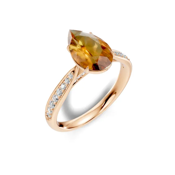 Pear_Cut_Gemstone_Ring_For_Women
