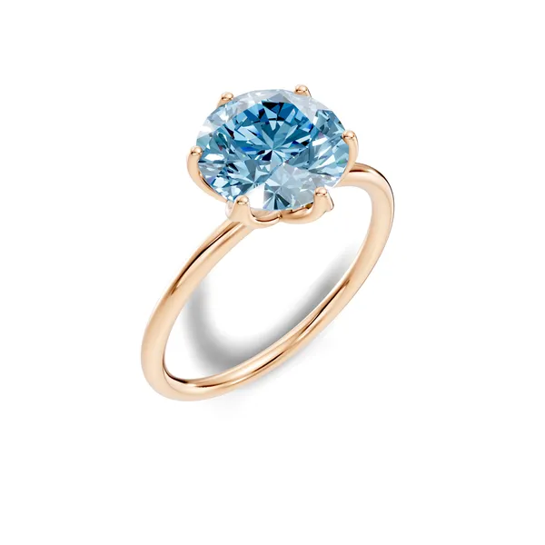 Rose_Blue_Solitaire_Ring_For_Women