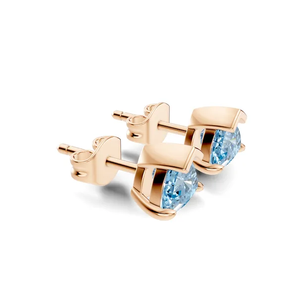 Blue_Stone_Triangular_Stud_Earrings_For_Women