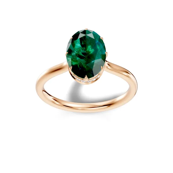 Rose_Green_Stone_Ring_For_Women