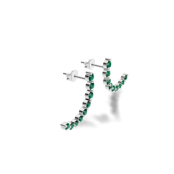 Green_Stone_Curved_Hoop_Earrings_For_Women