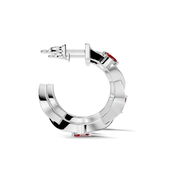 Red_Stone_Hoop_Earrings_For_Women