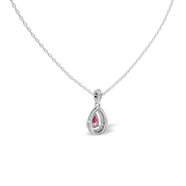 Rose_Teardrop_Pendant_Necklace_For_Women