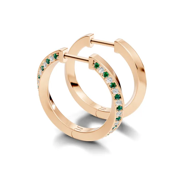 Green_Stone_Hoop_Earrings_For_Women