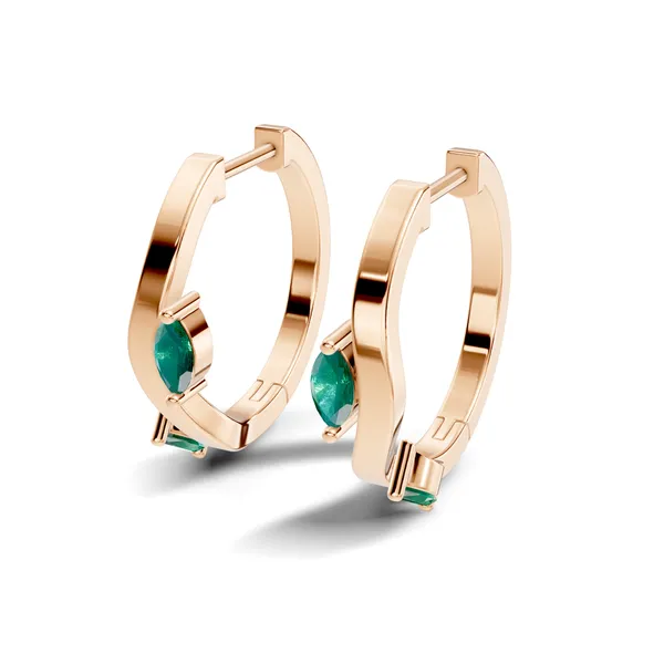 Green_Stone_Hoop_Earrings_For_Women
