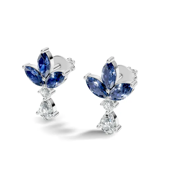 Blue_Floral_Drop_Earrings