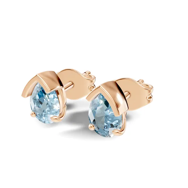 Teardrop_Stud_Earrings_For_Women