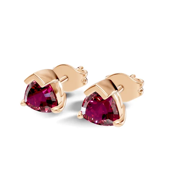 Red_Stone_Stud_Earrings_For_Women
