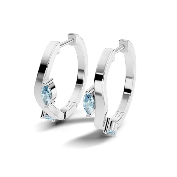 Blue_Stone_Hoop_Earrings_For_Women
