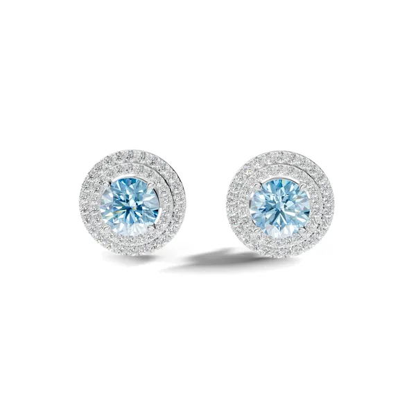 Rose_Blue_Stone_Stud_Earrings_For_Women