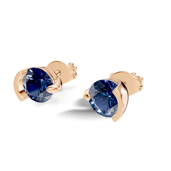 Blue_Stone_Stud_Earrings_For_Women