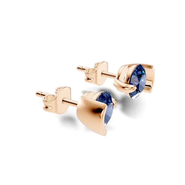 Blue_Stone_Stud_Earrings_For_Women