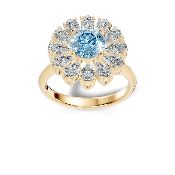 Blue_Stone_Floral_Cluster_Ring
