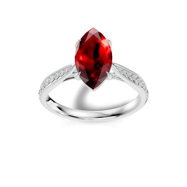 Red_Stone_Solitaire_Ring_For_Women