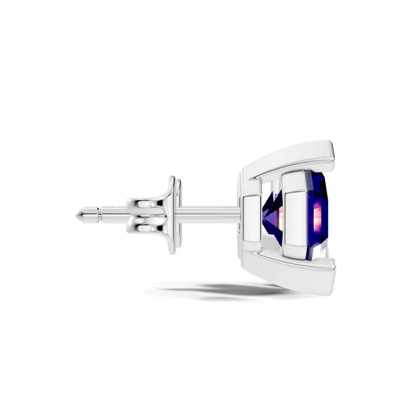 Blue_Geometric_Stud_Earrings_For_Women