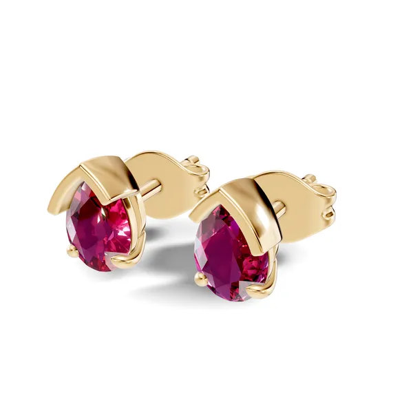 Teardrop_Stone_Stud_Earrings_For_Women