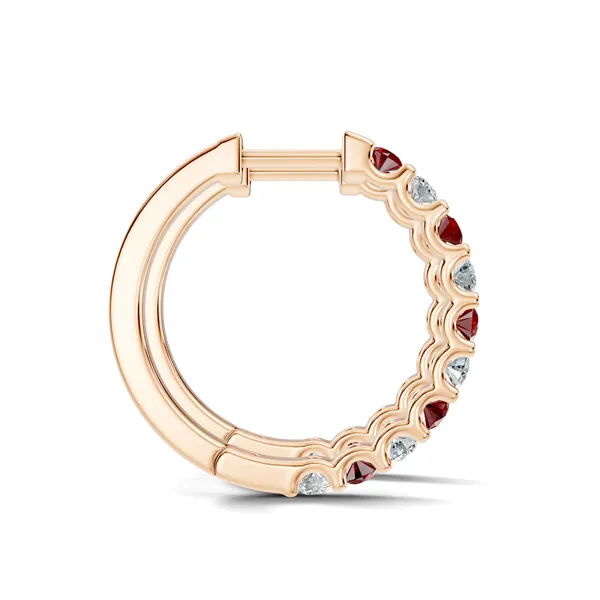 Red_And_Clear_Stone_Hoop_Earrings_For_Women