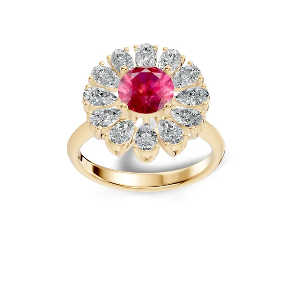 Pink_Stone_Floral_Ring_For_Women