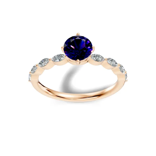 Rose_Blue_Stone_Solitaire_Ring_For_Women