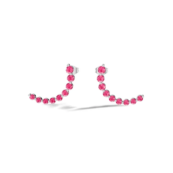 Pink_Stone_Ear_Crawler_Earrings_For_Women