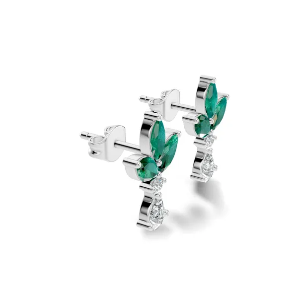 Green_Leaf_Drop_Earrings_For_Women