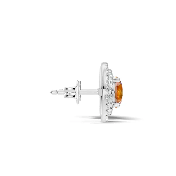 Rose_Orange_Stone_Stud_Earrings_For_Women