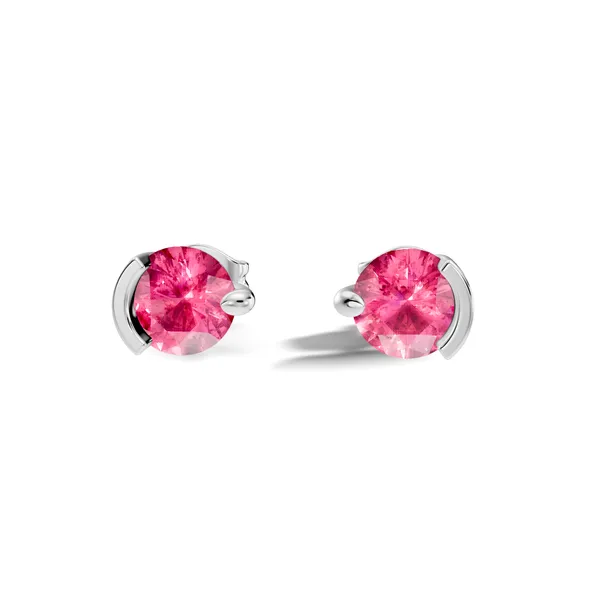 Pink_Stone_Stud_Earrings_For_Women