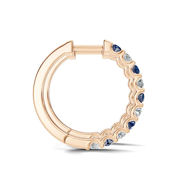 Rose_Blue_And_Clear_Stone_Hoop_Earrings_For_Women