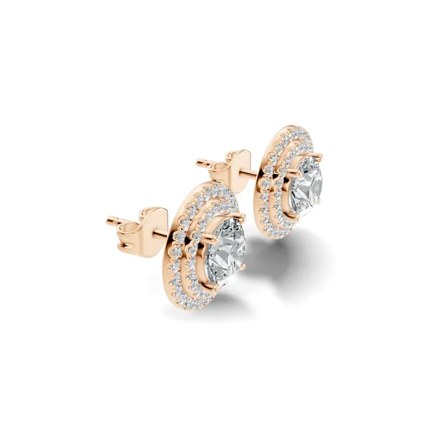 Rose_Circular_Stud_Earrings