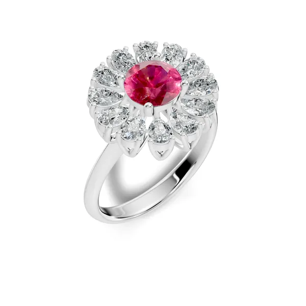 Pink_Stone_Floral_Ring_For_Women