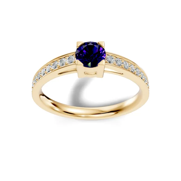 Rose_Blue_Gemstone_Ring_For_Women