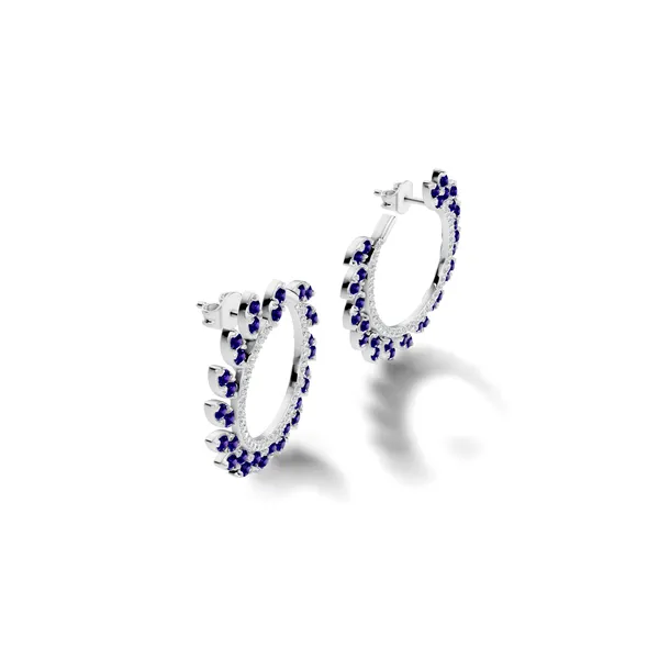 Blue_Stone_Hoop_Earrings_For_Women