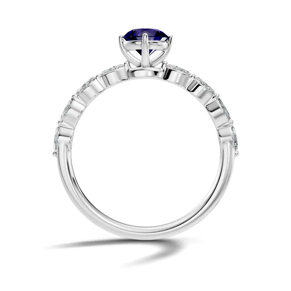 Rose_Blue_Stone_Solitaire_Ring_For_Women