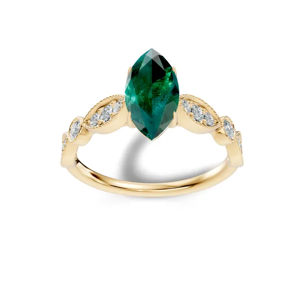 Rose_Green_Gemstone_Ring_For_Women