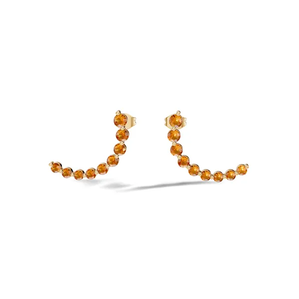 Orange_Stone_Stud_Earrings_For_Women