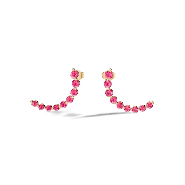 Pink_Stone_Ear_Crawler_Earrings_For_Women