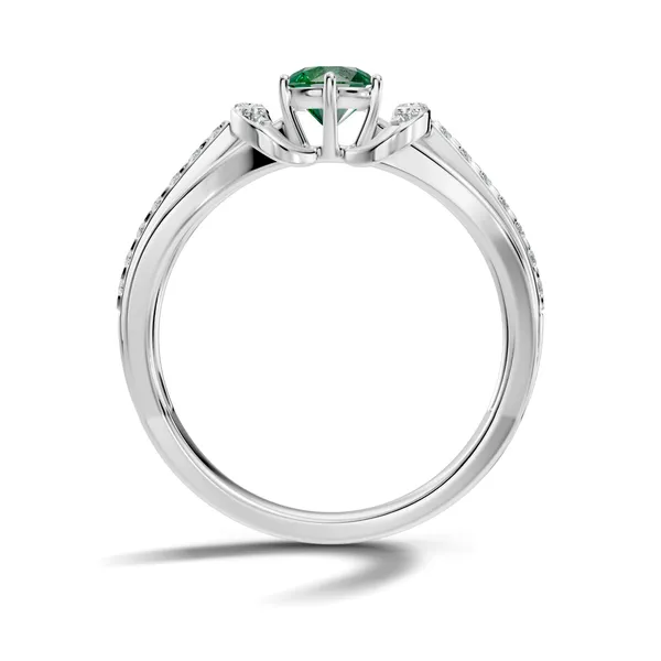 Emerald_Stone_Halo_Ring_For_Women
