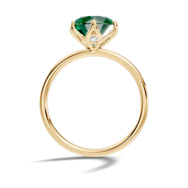 Green_Stone_Solitaire_Ring_For_Women