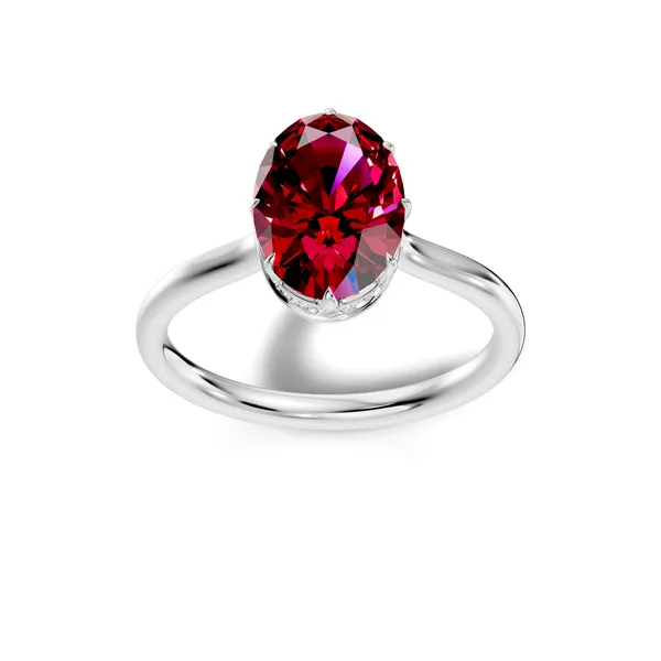Red_Gemstone_Solitaire_Ring_For_Women