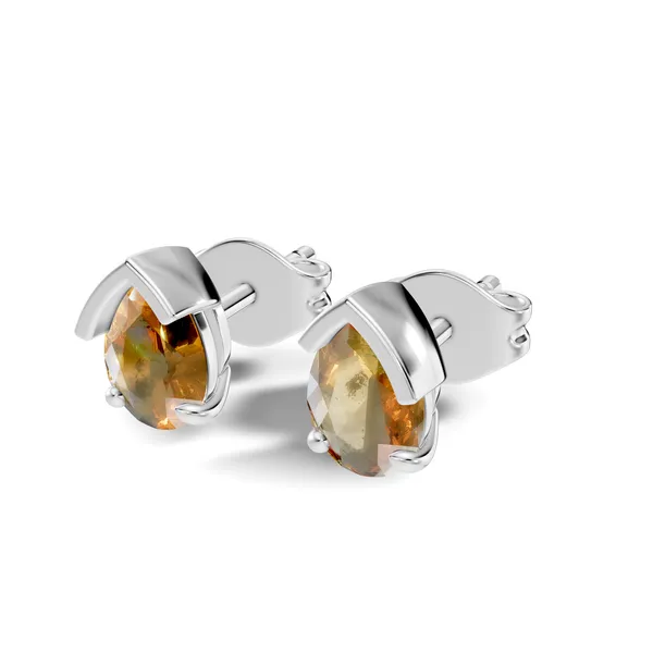 Rose_Gemstone_Stud_Earrings