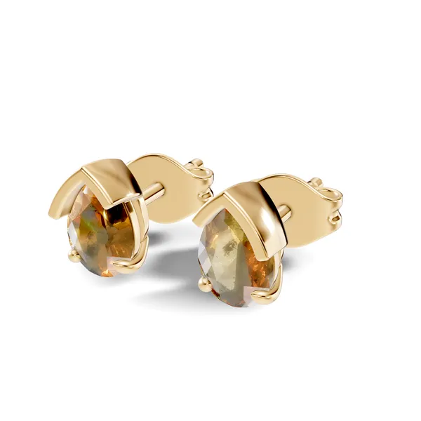 Rose_Gemstone_Stud_Earrings
