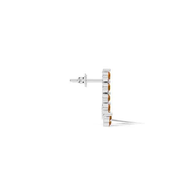 Orange_Stone_Stud_Earrings_For_Women